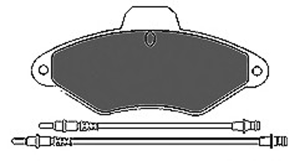 Колодки тормозные дисковые MAPCO 6373