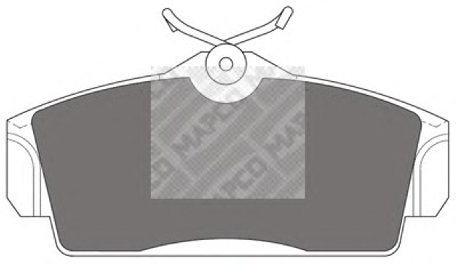 Колодки тормозные дисковые MAPCO 6484