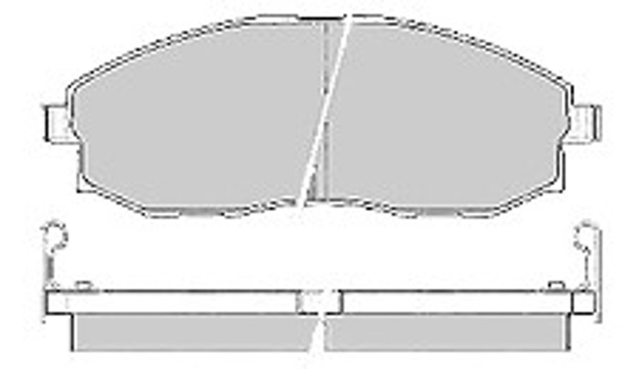 Колодки тормозные дисковые MAPCO 6606