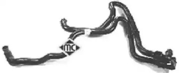 Патрубок печки METALCAUCHO 08302