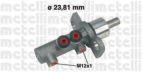 Главный тормозной цилиндр METELLI 05-0260