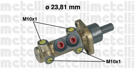 Главный тормозной цилиндр METELLI 05-0398