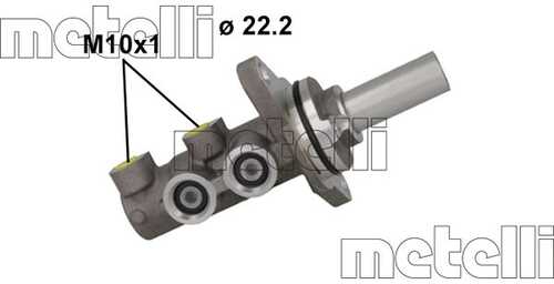 Главный тормозной цилиндр METELLI 05-1163