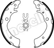 Комплект тормозных колодок METELLI 53-0154