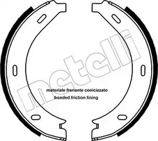 Комплект тормозных колодок стояночная тормозной системы METELLI 53-0236