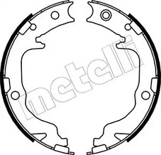 Комплект тормозных колодок стояночная тормозной системы METELLI 53-0362