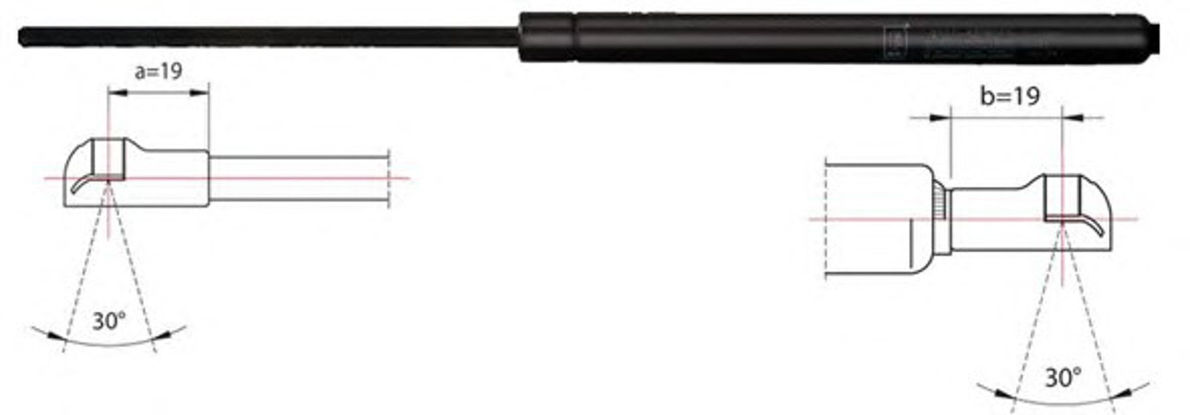 Амортизатор крышки багажника METZGER 2110398