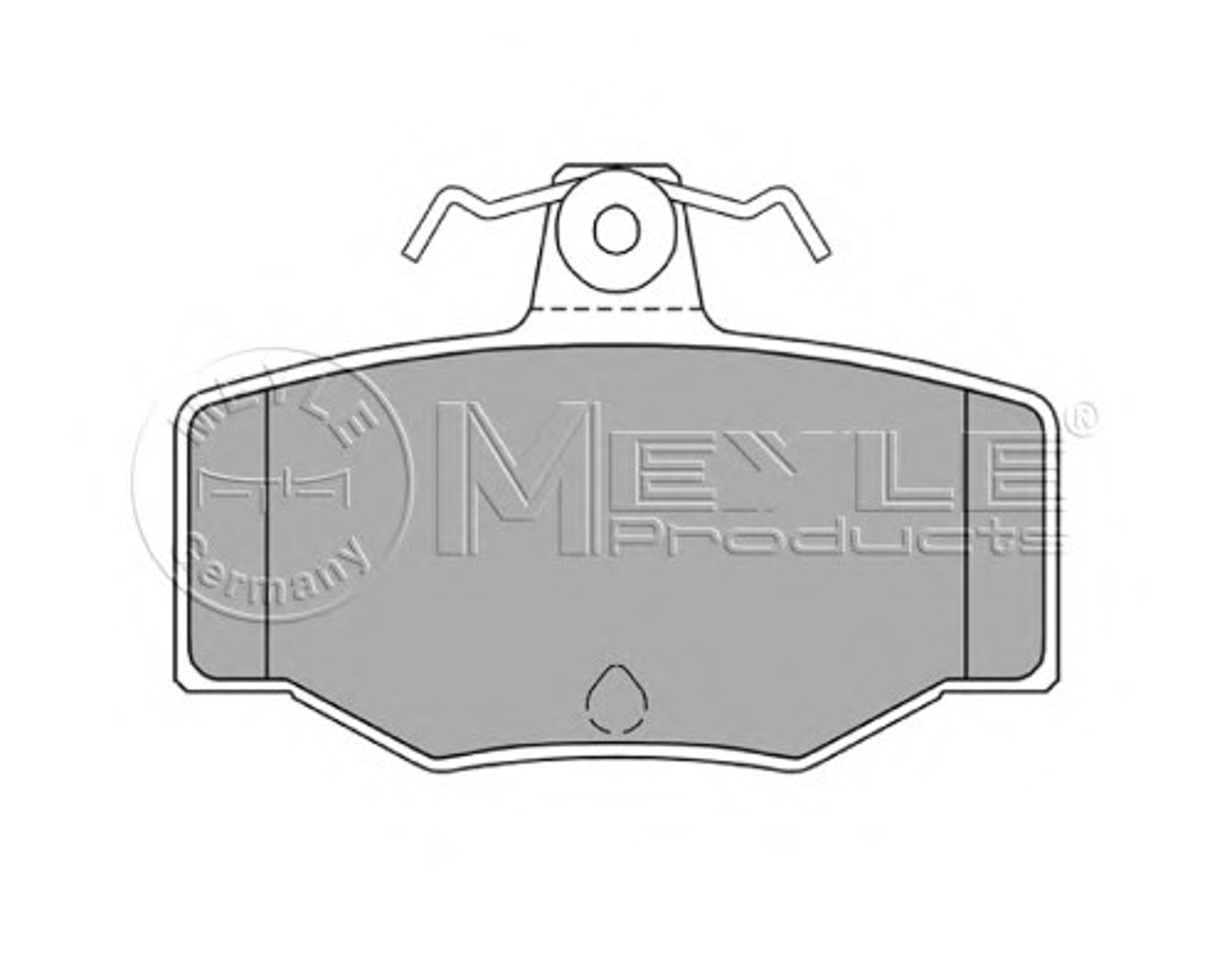 Колодки тормозные дисковые MEYLE 025 215 4515