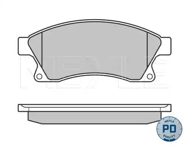 Тормозные колодки MEYLE 025 250 3118/PD