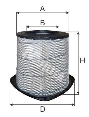 Фильтр воздушный MFILTER A511