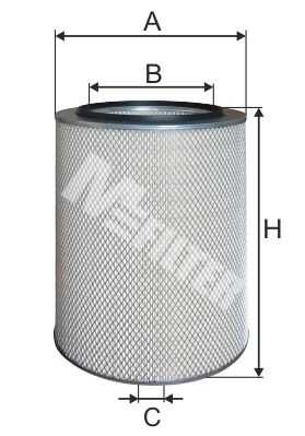 Фильтр воздушный MFILTER A524
