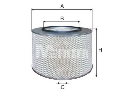 Фильтр воздушный MFILTER A808
