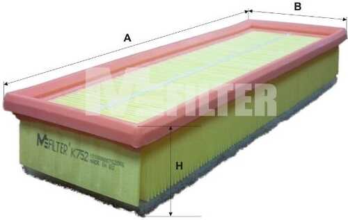 Фильтр воздушный MFILTER K752