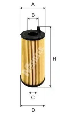 Te 4060 фильтр масляный MFILTER TE 4060