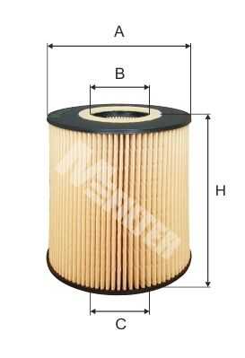 Фильтр масляный MFILTER TE612