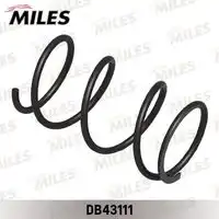 Db43111 пружина подвески nissan x-trail 2.0/2.5 01-05 передняя MILES DB43111