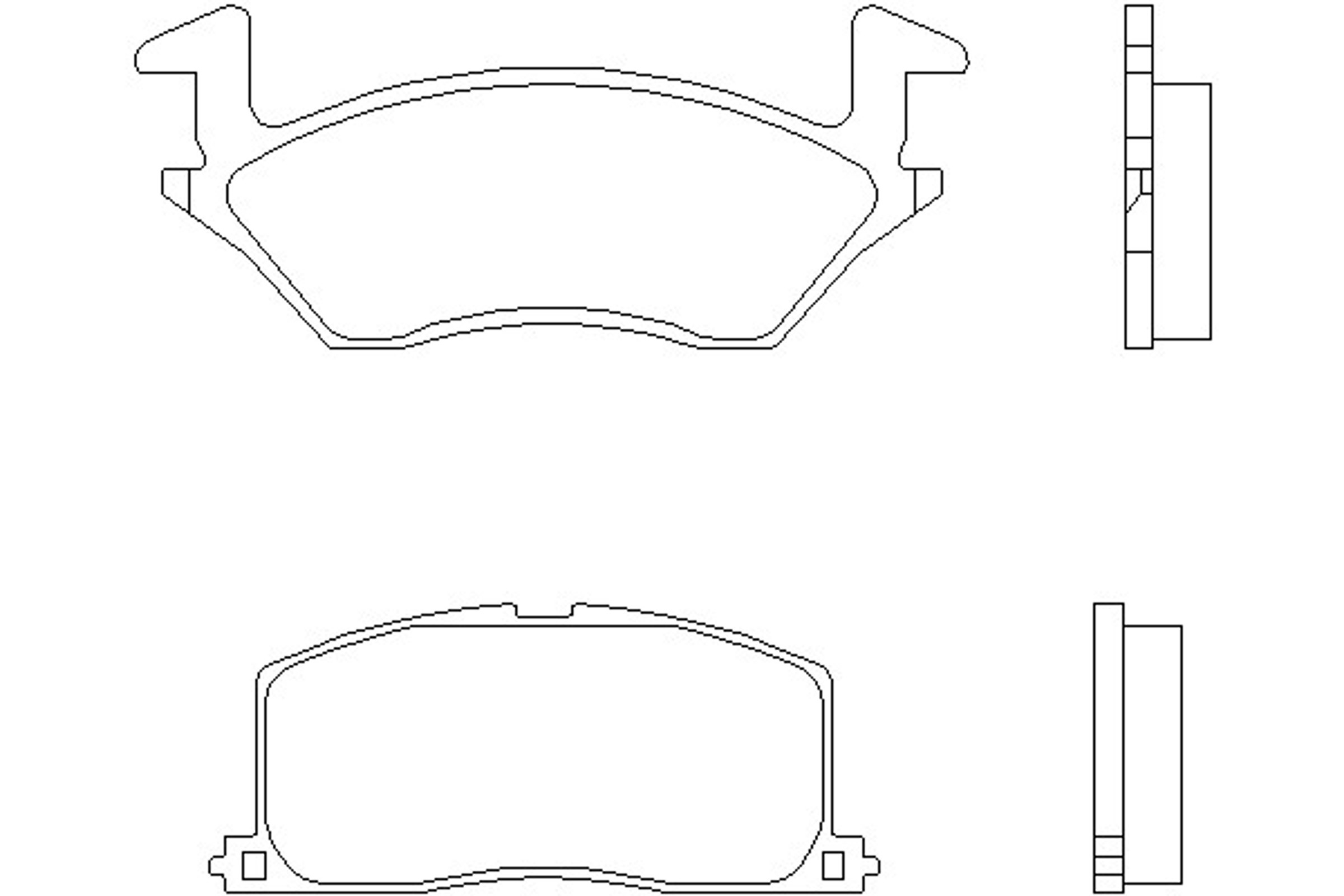 Колодки тормозные дисковые MINTEX MDB1504