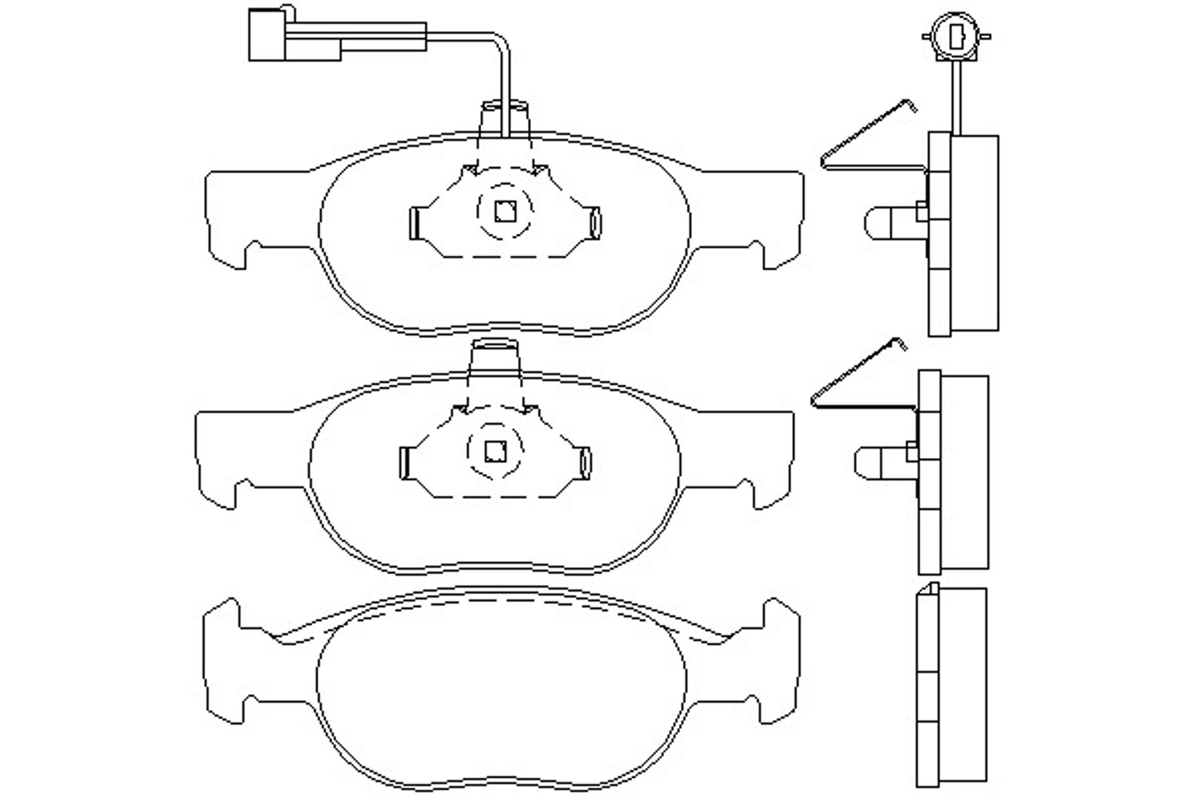 Колодки тормозные дисковые MINTEX MDB1733