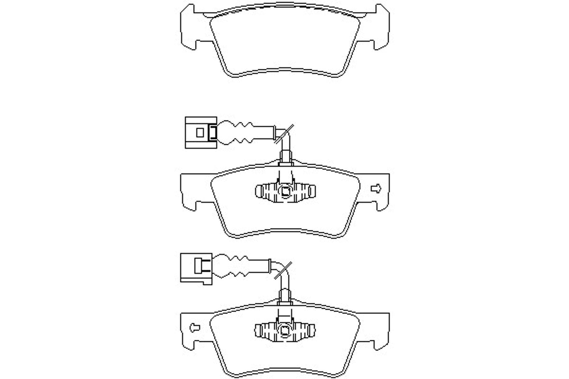 Колодка тормозная дисковая комплект MINTEX MDB2822