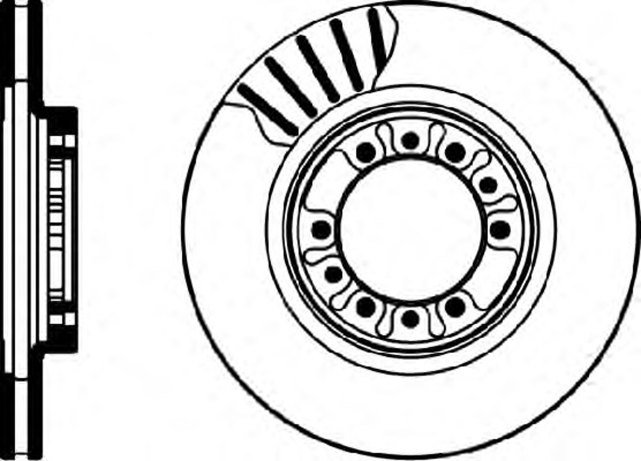 Диск тормозной MINTEX MDC1473