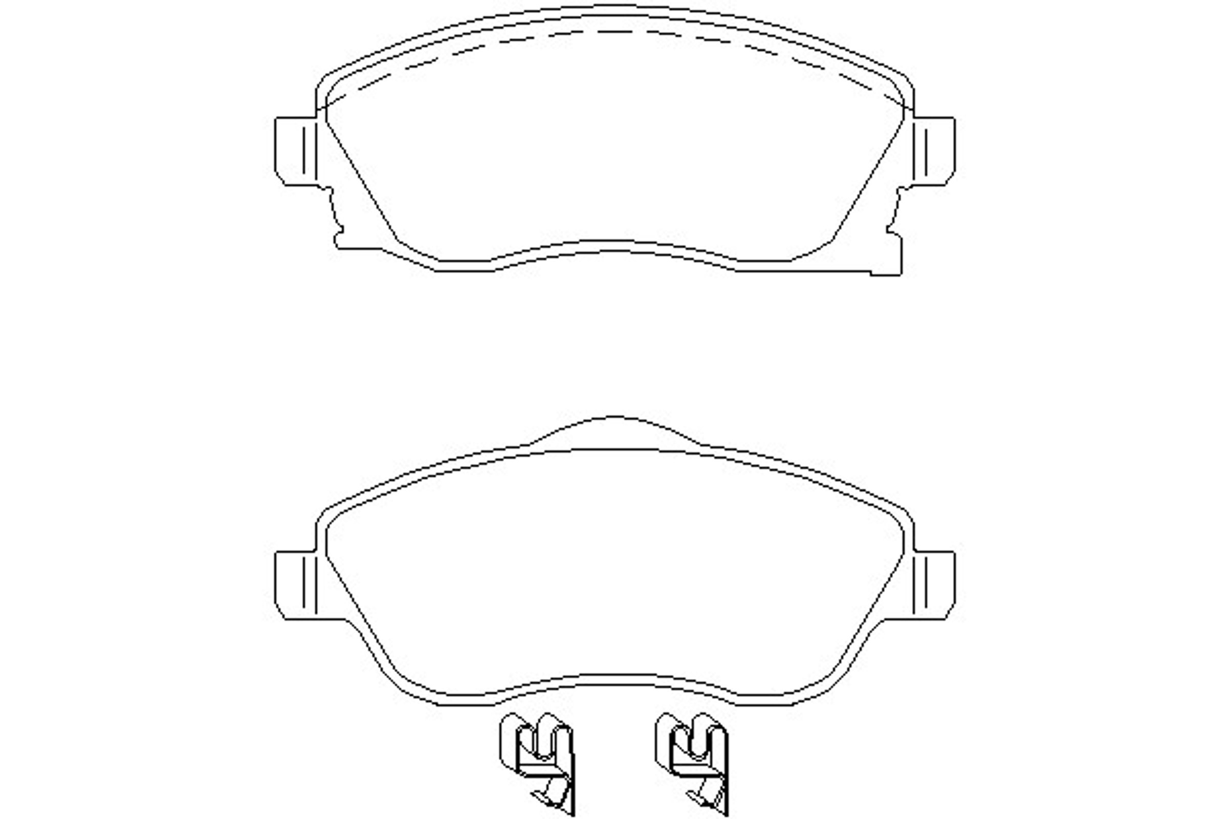 Комплект тормозов дисковый тормозной механизм MINTEX MDK0150