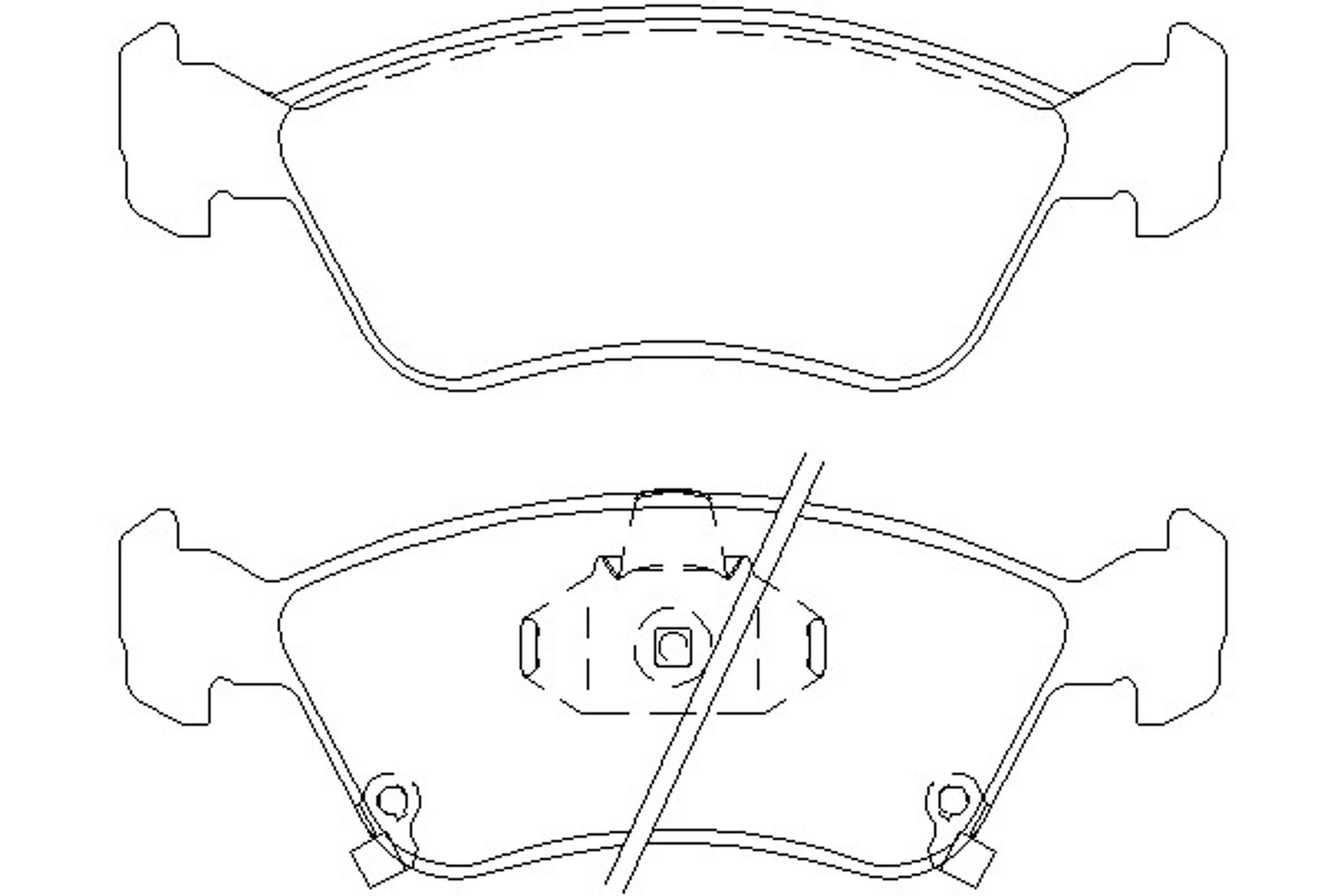 Комплект тормозов дисковый тормозной механизм MINTEX MDK0156