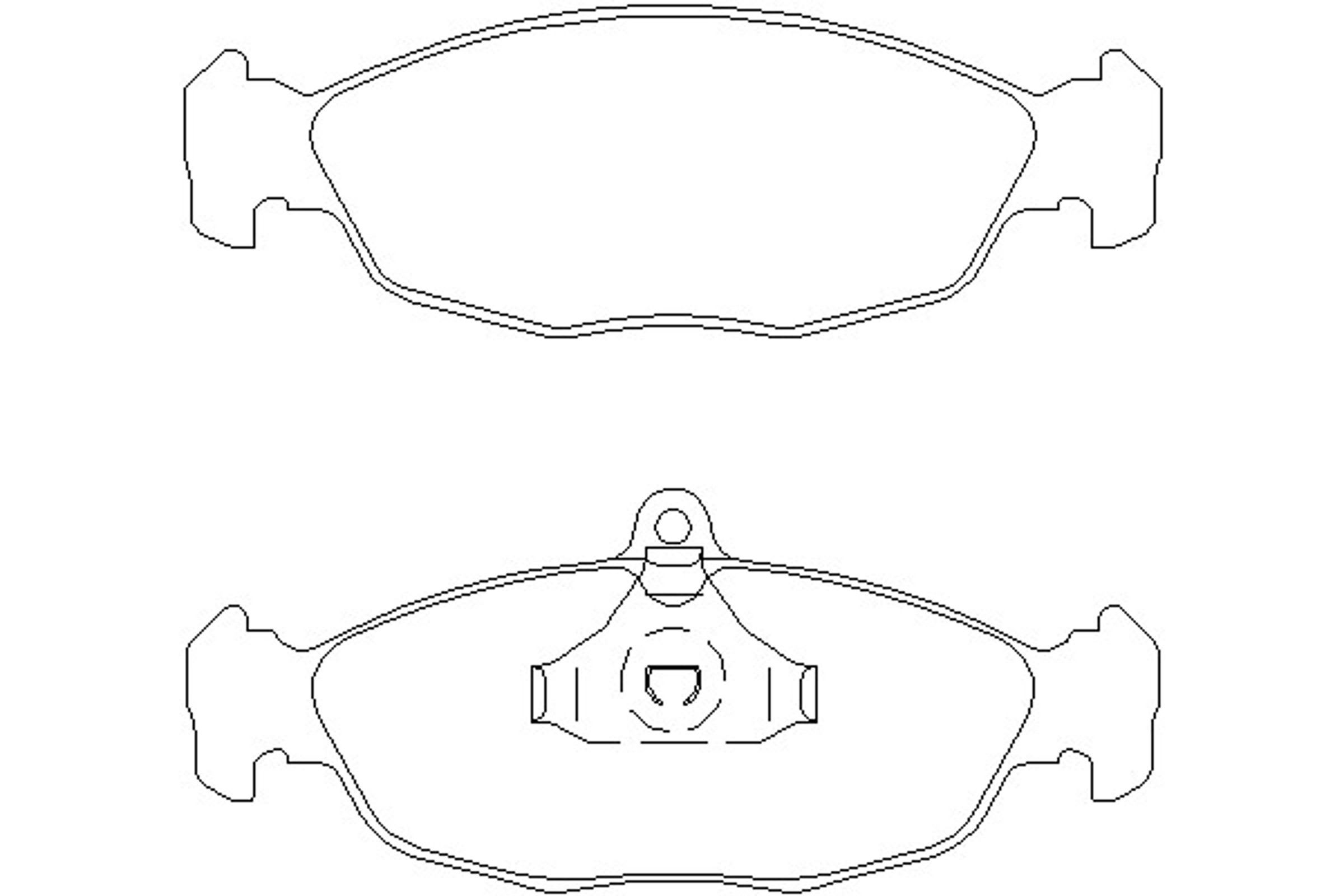 Комплект тормозов дисковый тормозной механизм MINTEX MDK0158