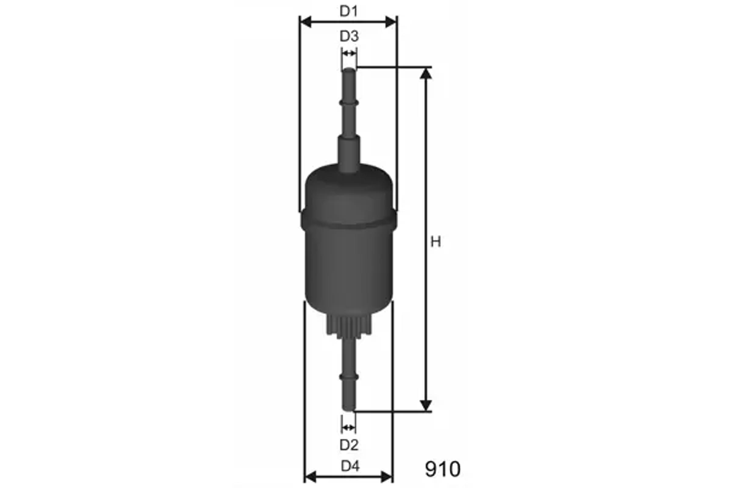 Фильтр топливный MISFAT E844
