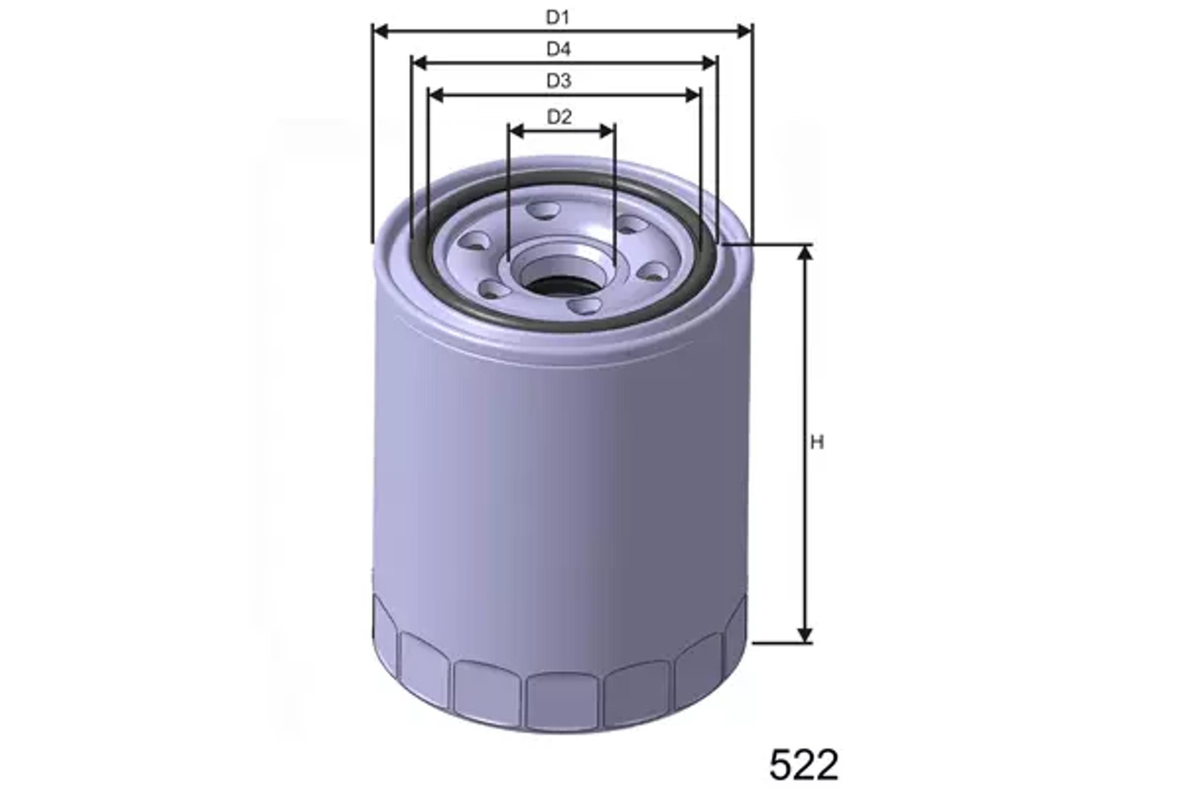 Фильтр масляный MISFAT Z271