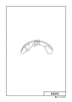 Тормозные колодки барабанные MK KASHIYAMA K3373