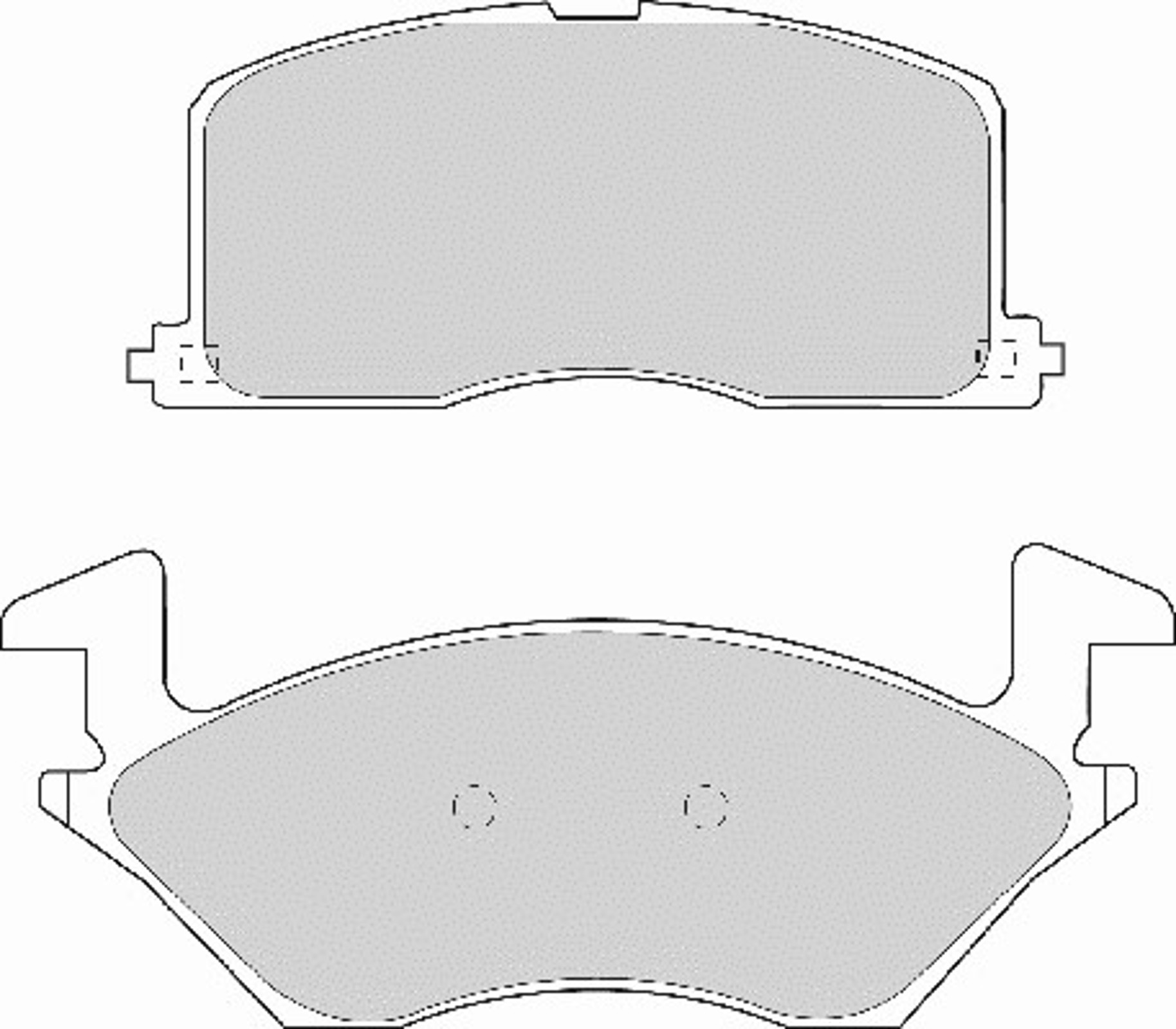 Колодки тормозные дисковые NECTO FD6743A