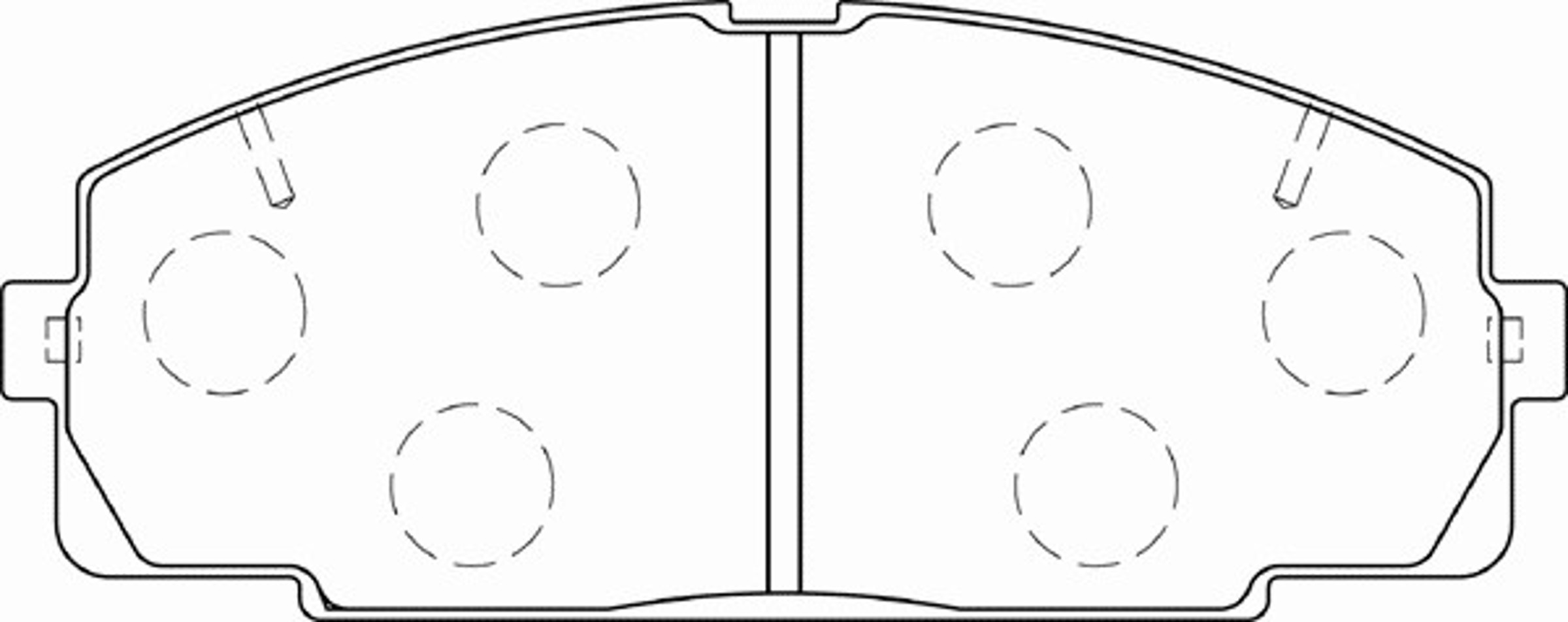 Колодки тормозные дисковые NECTO FD7241V