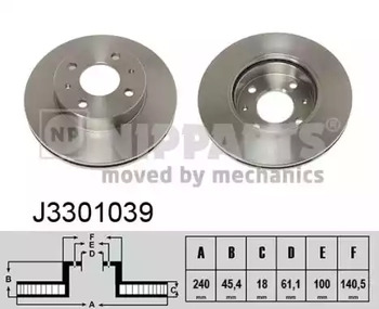 Тормозные диски NIPPARTS J3301039