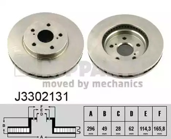 Тормозные диски NIPPARTS J3302131