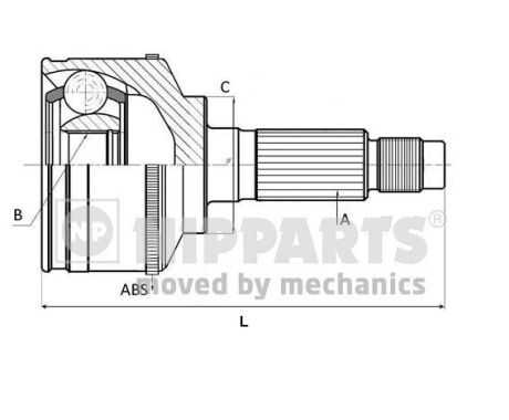 Шрус NIPPARTS N2820326