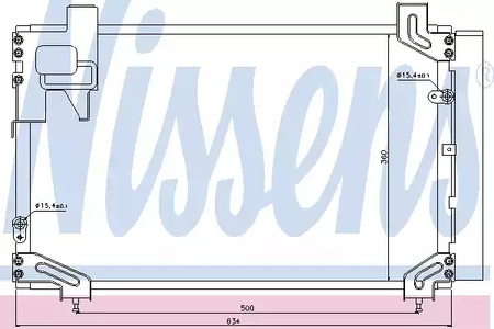 Радиатор кондиционера NISSENS 940020