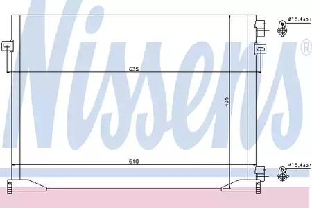Радиатор кондиционера NISSENS 940109