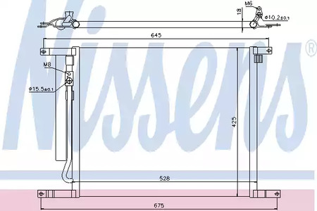 Радиатор кондиционера NISSENS 940335
