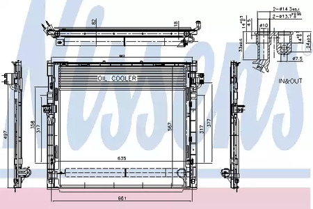 Радиатор кондиционера NISSENS 940394