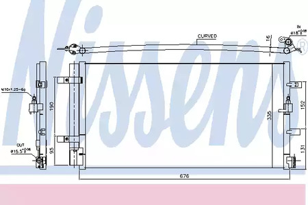 Радиатор кондиционера NISSENS 940430