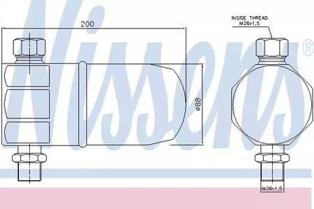 Осушитель кондиционера NISSENS 95324