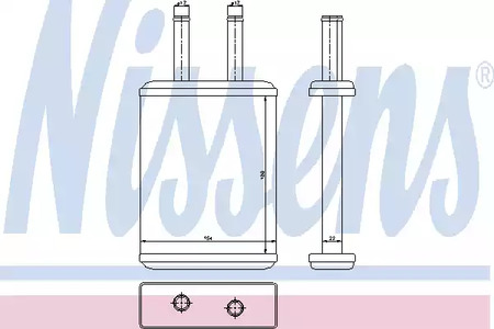 Радиатор отопителя NISSENS 77524