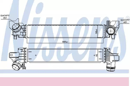 Интеркулер NISSENS 96378