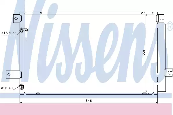 Радиатор кондиционера NISSENS 940022
