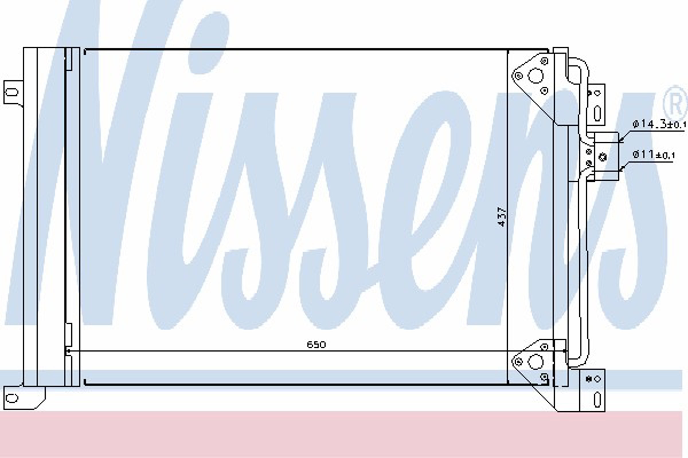 Конденсатор кондиционер NISSENS 94713