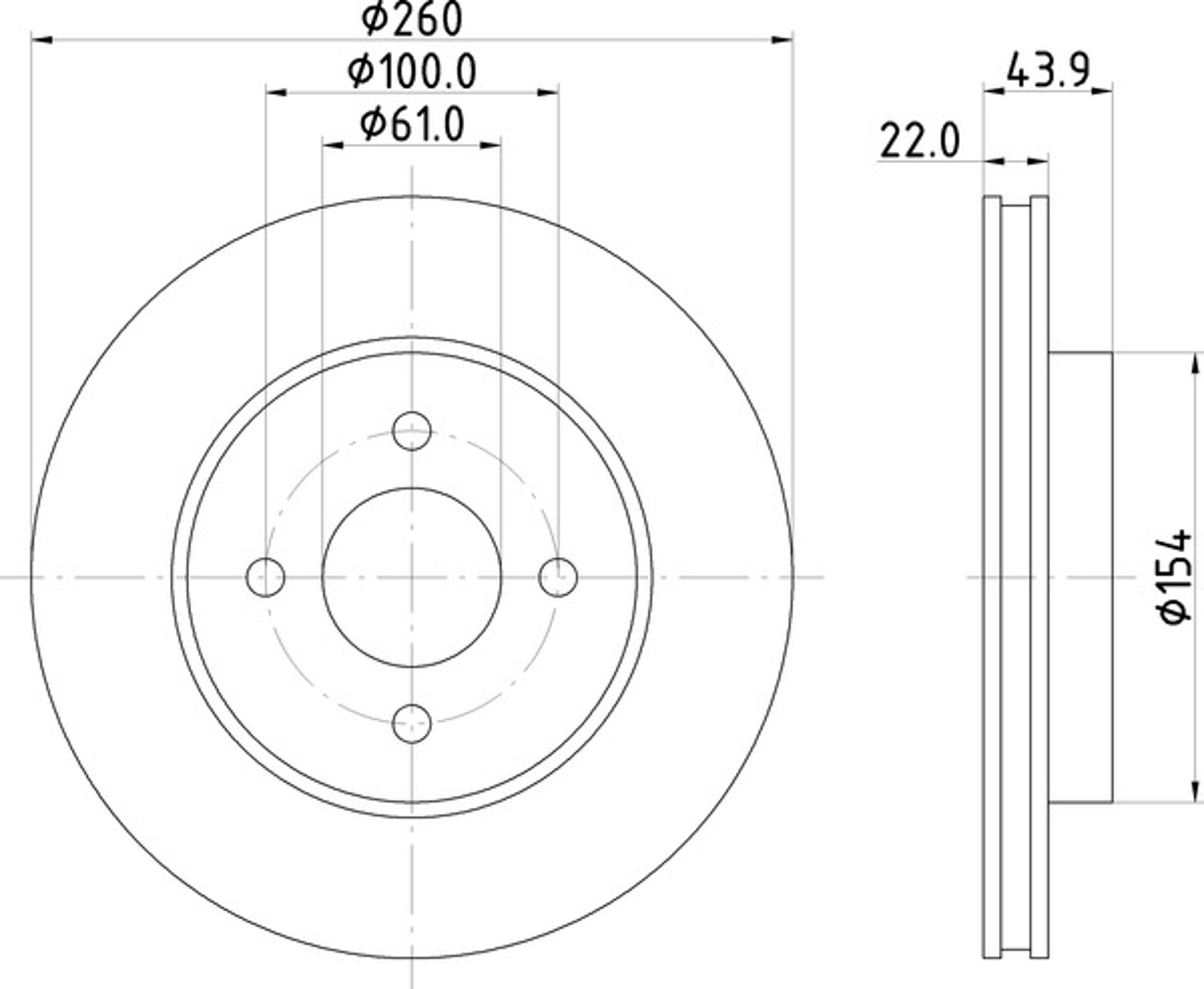 Диск тормозной NISSHINBO ND2038K