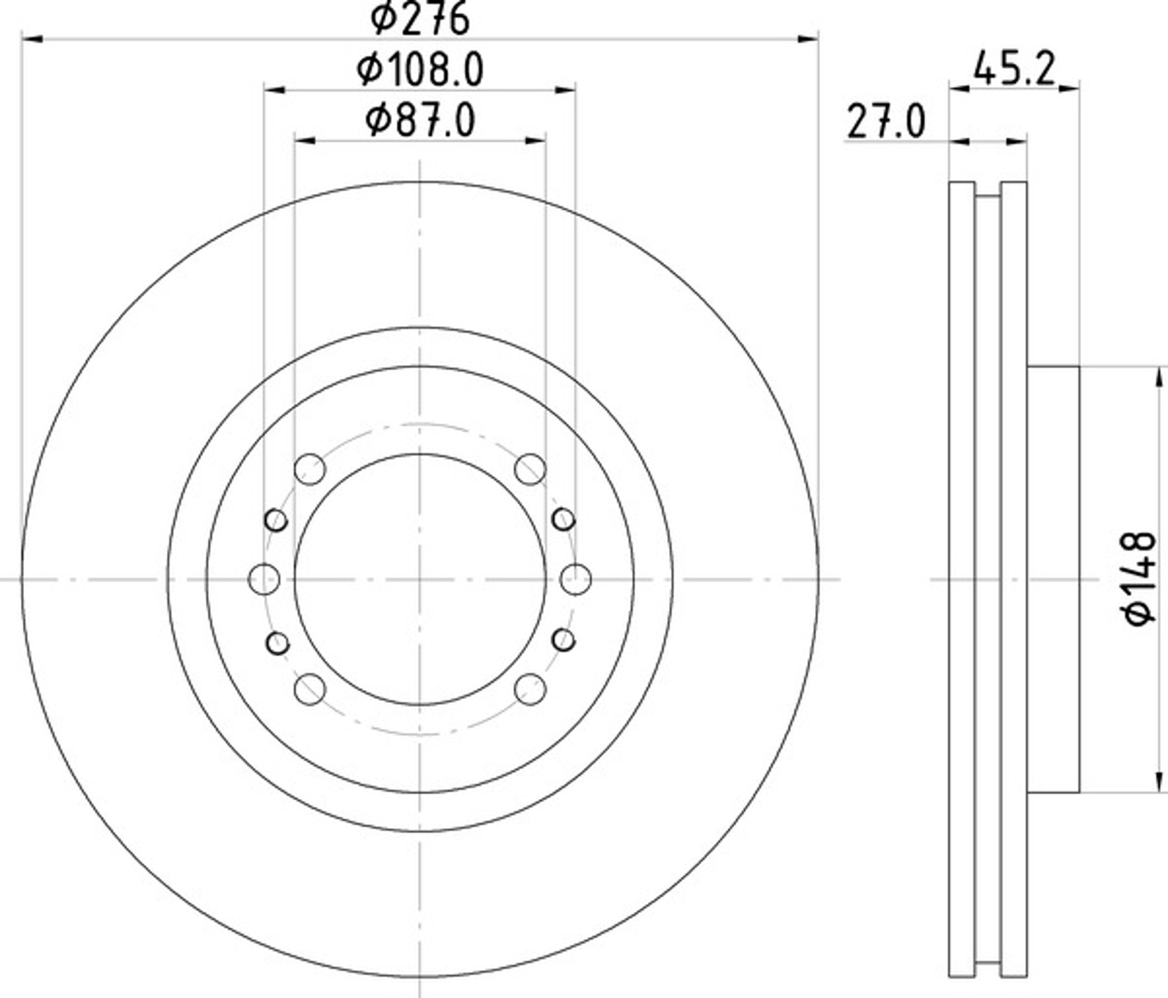 Диск тормозной NISSHINBO ND3015K