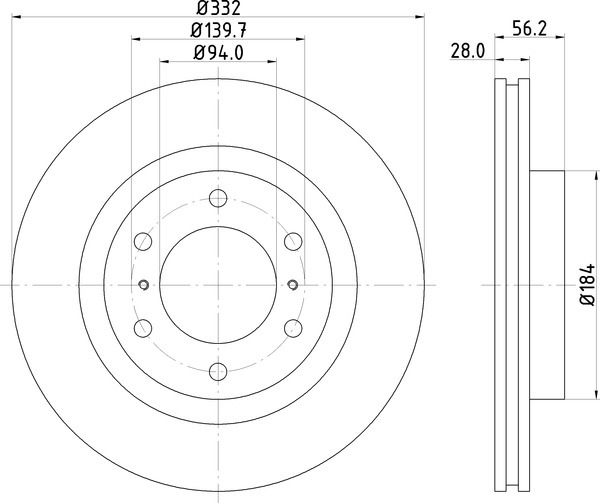 Диск тормозной NISSHINBO ND3040