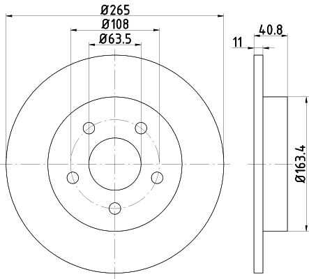 Диск тормозной NISSHINBO ND5020K