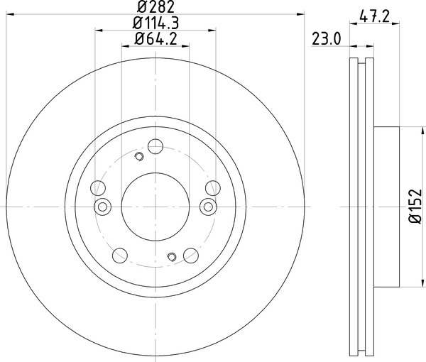Диск тормозной NISSHINBO ND8032K